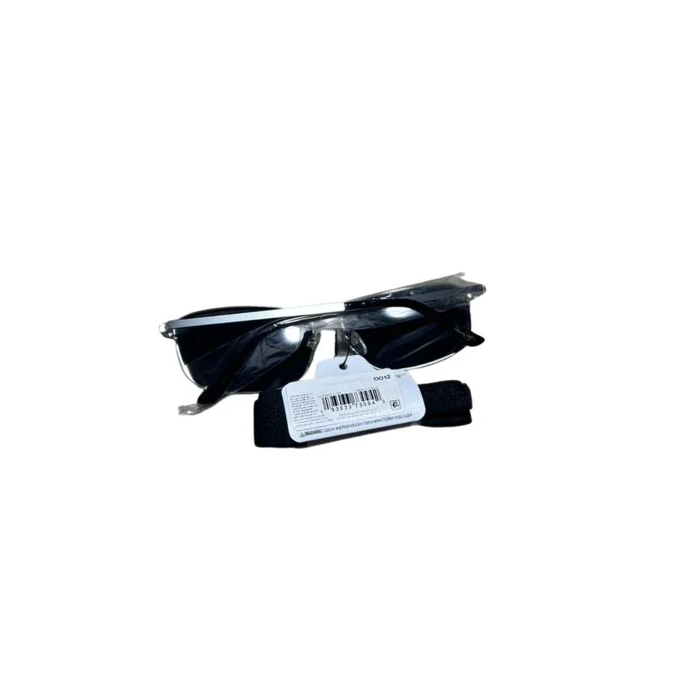Panama Jack Rectangle Polarized Sunglasses Black New